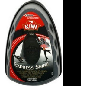 Kiwi Express Shine Černá houbička na obuv 6 ml
