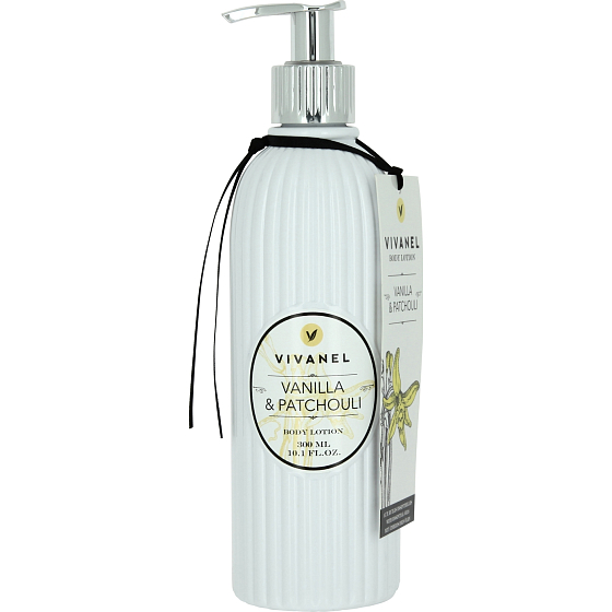 Vivian Gray Vivanel Vanilla & Patchouli luxusní jemné tělové mléko 300 ml