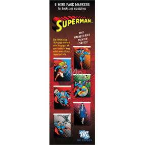 If Mini Page Markers Magnetická záložka Superman 6 kusů