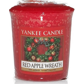 Yankee Candle Red Apple Wreath - Věnec z červených jablíček vonná svíčka votivní 49 g
