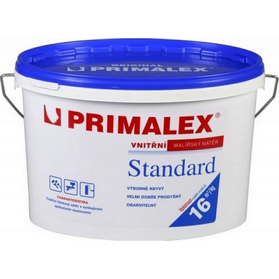 Primalex Standard Bílý vnitřní malířský nátěr 15 kg