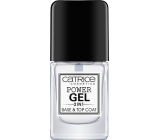 Catrice Power Gel 2in1 Base & Top Coat podkladový a krycí lak na nehty 10 ml