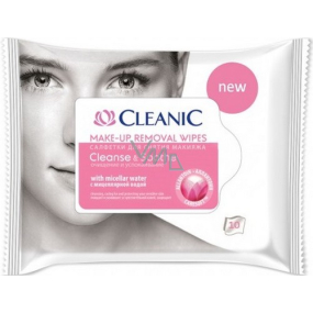 Cleanic Cleanse & Soothe odličovací ubrousky pro citlivou pokožku 10 kusů