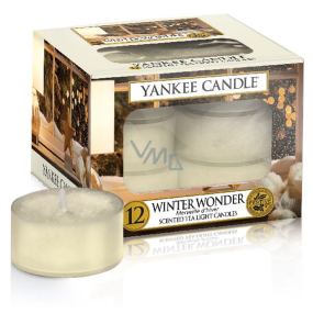 Yankee Candle Winter Wonder - Zimní zázrak vonná čajová svíčka 9,8 g 12 kusů