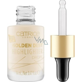 Catrice Golden Dust Highlighter Drops rozjasňující kapky 010 Spacegold 14 ml