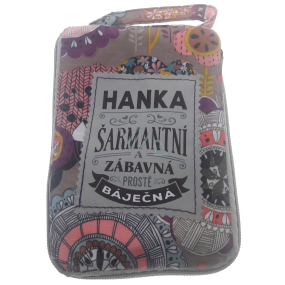 Albi Skládací taška na zip do kabelky se jménem Hanka 42 x 41 x 11 cm