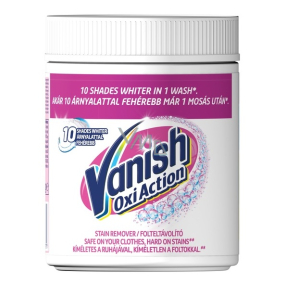 Vanish Oxi Action White odstraňovač skvrn prášek 470 g