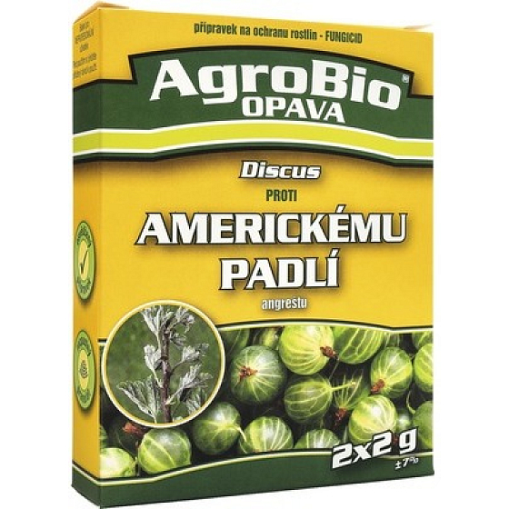 AgroBio Discus proti americké padlí angreštu 2 x 2 g 23046216K0, 6/2026