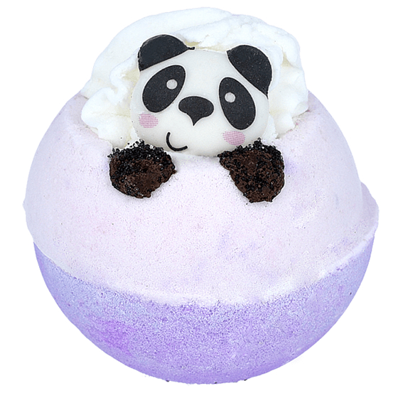 Bomb Cosmetics Panda - Bear With Me Šumivý balistik do koupele 160 g