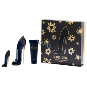 Carolina Herrera Good Girl parfémovaná voda pro ženy 50 ml + tělové mléko 75 ml + parfémovaná voda mini 7 ml, dárková sada