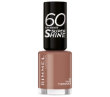 Rimmel London 60 Seconds Super Shine Nail Polish lak na nehty 101 Taupe Throwback 8 ml