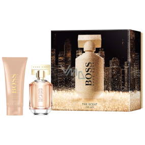 Hugo Boss The Scent parfémovaná voda pro ženy 50 ml + tělové mléko 100 ml, dárková sada pro ženy