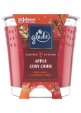 Glade Apple Cosy Cider s vůní jablka a horkého cideru vonná svíčka ve skle, doba hoření až 38 hodin 129 g