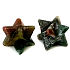Achát Indický merkaba hmatka z přírodního kamene 13 mm,1 kus, symbolizuje element země