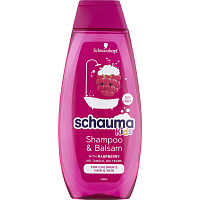 Schauma šampon a balzám Kids s extraktem z maliny, 400 ml
