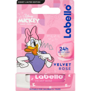 Labello Velvet Rosé Daisy Disney balzám na rty pro děti 4,8 g, věk 3+