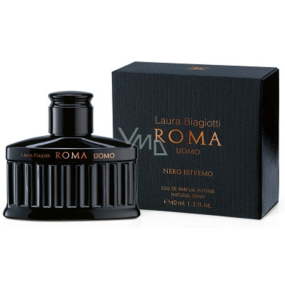 Laura Biagiotti Roma Uomo Nero Estremo Intense parfémovaná voda pro muže 40 ml