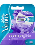 Gillette Venus Breeze 2v1 náhradní holicí hlavice 3břity, 4 kusy pro ženy
