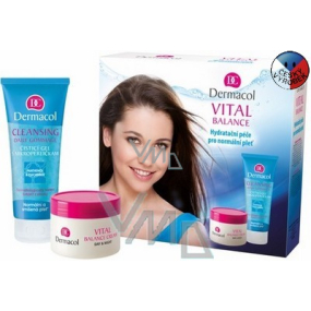 Dermacol Vital Balance čisticí gel 100 ml + zvláčňující krém 50 ml, kosmetická sada