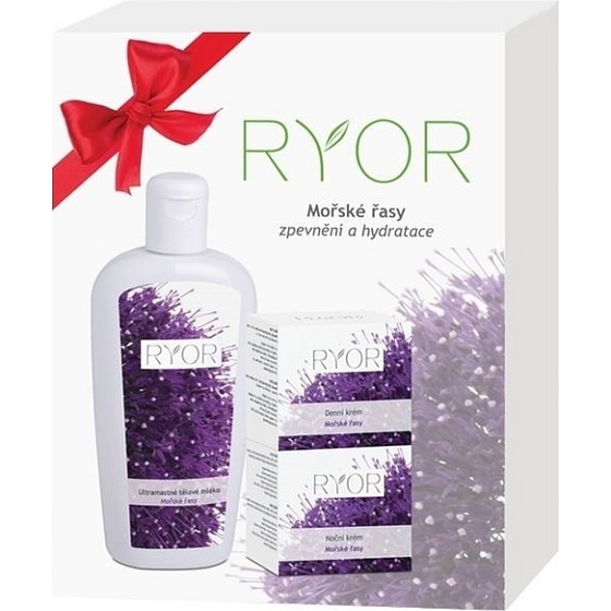 Ryor Mořské řasy denní krém 50 ml + noční krém 50 ml + ultramastné tělové mléko 300 ml, kosmetická sada