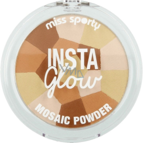 Miss Sporty Insta Glow Mosaic Powder pudr 002 Luminous Meidum 7,29 g