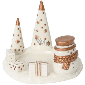 Yankee Candle Jackson Frost svícen na střední a velké vonné svíčky Classic 16 x 10 cm