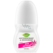 Bione Cosmetics Růžový antiperspirant deodorant roll-on pro ženy 80 ml