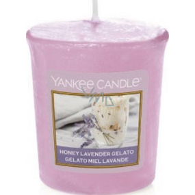 Yankee Candle Honey Lavender Gelato - Levandulová zmrzlina s medem vonná svíčka votivní 49 g