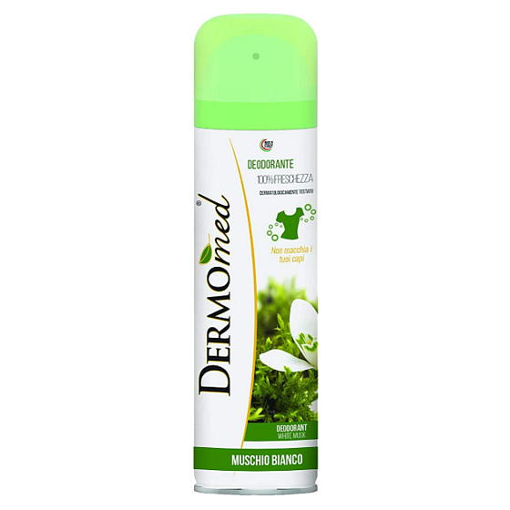 Dermomed Muschio Bianco - Bílý mošus deodorant sprej pro ženy 150 ml