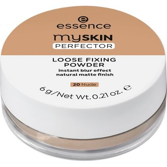 Essence My Skin Perfector Loose Fixing Powder sypký pudr 20 Nude 6 g