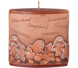 Emocio Perník Gingerbread vonná svíčka elipsa 110 x 45 x 110 mm