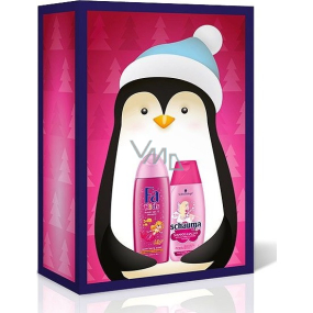 Fa Kids Mořská panna sprchový gel 250 ml + Schauma Kids Girl šampon na vlasy 250 ml, kosmetická sada pro holky