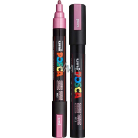 Posca Univerzální akrylátový popisovač 1,8 - 2,5 mm Metalická růžová PC-5M