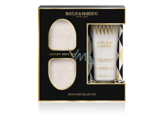 Baylis & Harding Mandarinka & grep mléko na nohy 125 ml + super měkké ponožky 1 pár, kosmetická sada pro ženy