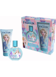 Disney Frozen Elsa toaletní voda 50 ml + třpytivé tělové mléko 150 ml, dárková sada pro děti