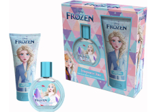 Disney Frozen Elsa toaletní voda 50 ml + třpytivé tělové mléko 150 ml, dárková sada pro děti