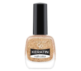 Golden Rose Keratin Glitter Nail Color Třpytivý lak na nehty s keratinem 407 10,5 ml