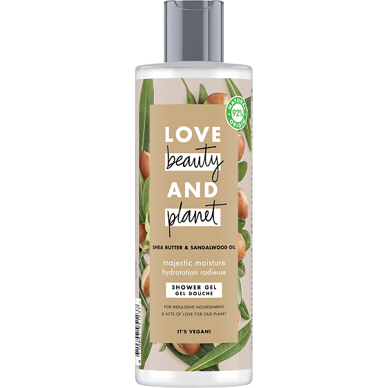 Love Beauty & Planet Bambucké máslo a Santalové dřevo sprchový gel 400 ml