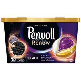 Perwoll Renew & Care Caps kapsle na praní černého prádla 19 dávek 275,5 g