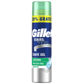 Gillette Series Sensitive gel na holení pro muže 200 + 40 ml