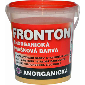 Fronton prášková barva do stavebních směsí malt a betonů, 0651 žlutá, 800 g