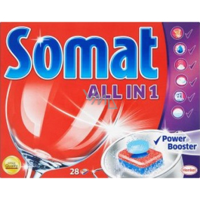 Somat All In 1 tablety do myčky na nádobí 28 kusů
