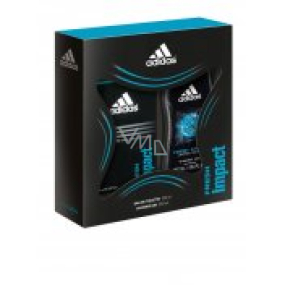 Adidas Fresh Impact toaletní voda 100 ml + sprchový gel 250 ml, dárková sada