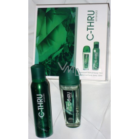 C-Thru Emerald touch deodorant sprej 75 ml + parfumed body 150 ml, pro ženy kosmetická sada