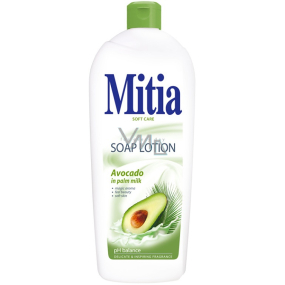 Mitia Avocado in Palm milk krémové tekuté mýdlo náhradní náplň 1 l