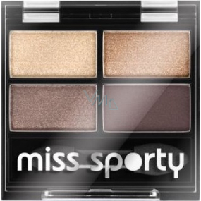 Miss Sporty Studio Colour Quattro oční stíny 403 Smoky Brown Eyes 3,2 g