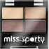Miss Sporty Studio Colour Quattro oční stíny 403 Smoky Brown Eyes 3,2 g
