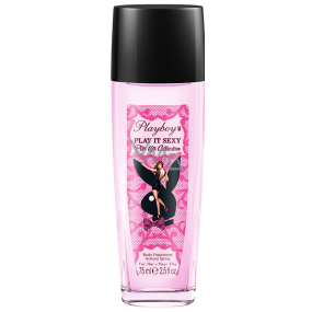 Playboy Play It Sexy Pin Up! parfémovaný deodorant sklo pro ženy 75 ml