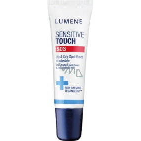 Lumene Sensitive Touch SOS Lip & Dry Spot Balm balzám na rty a suchou pokožku 10 ml