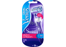 Gillette Venus Swirl Extra Smooth 5břitý holicí strojek 1 kus, pro ženy